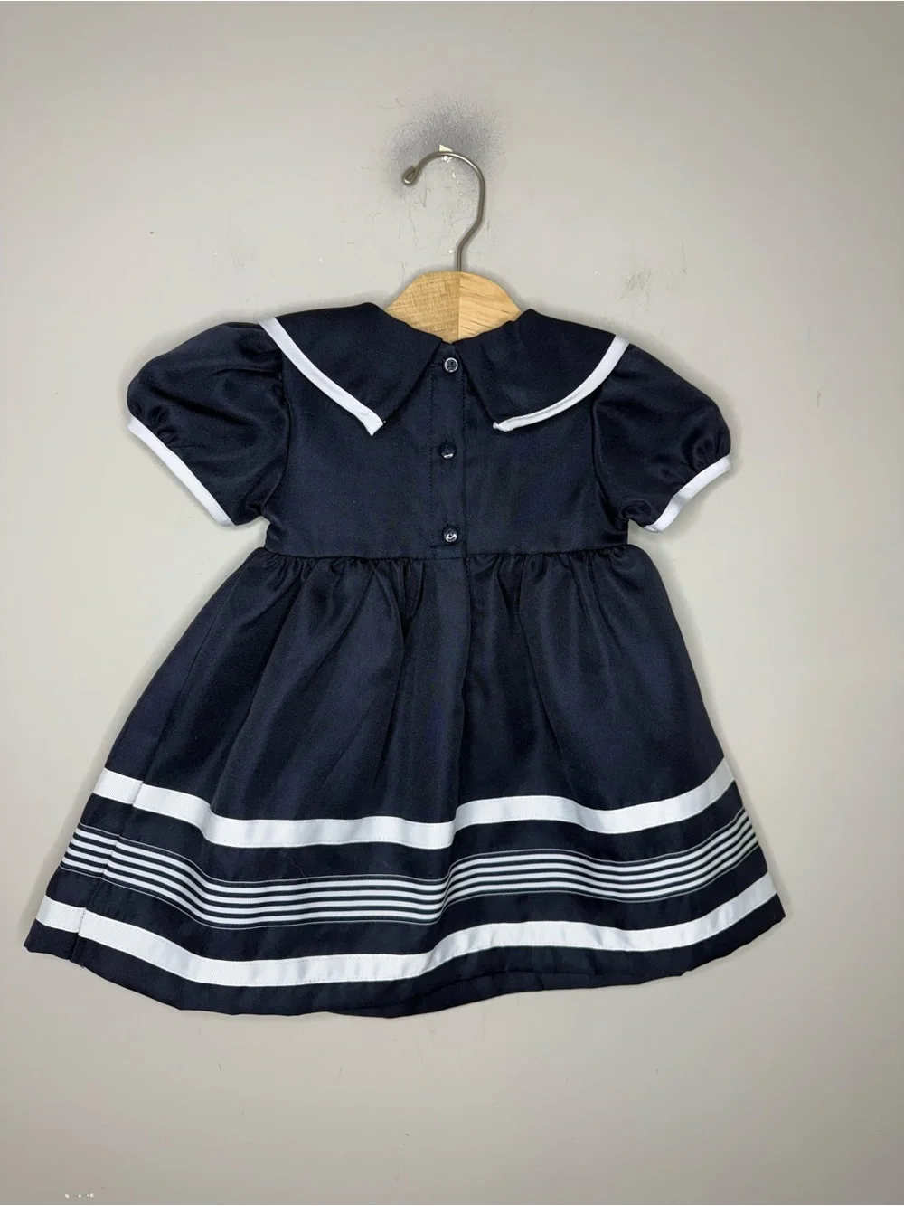 $12 ADD ON Vintage Rare Editions DRESS 18M Christmas nautical janie‎ and jack